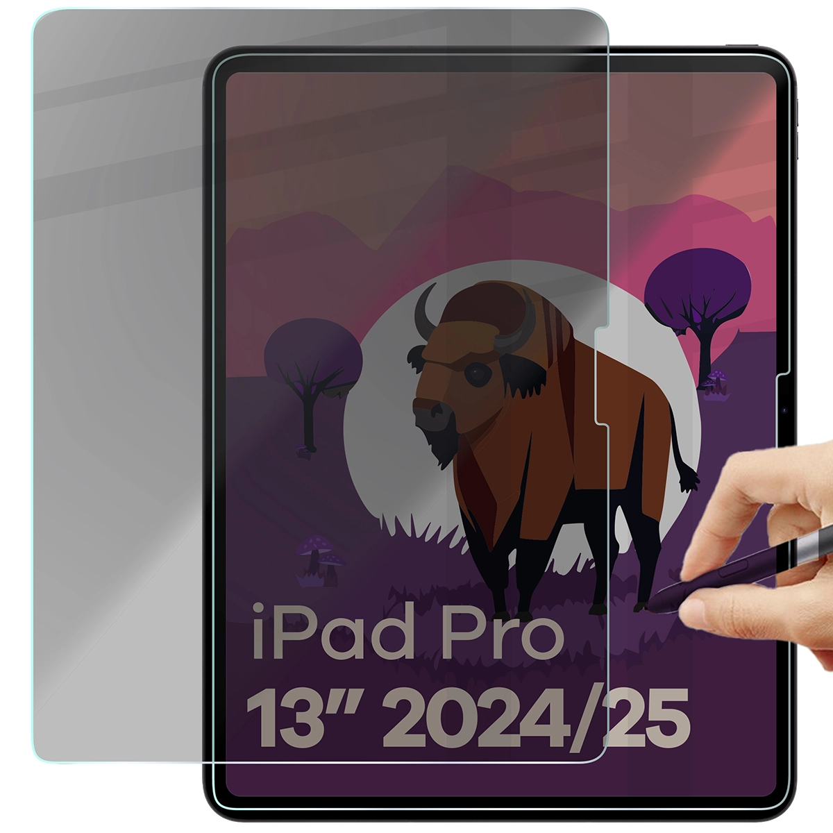 Szkło prywatyzujące Bizon Glass Tab Clear Shadow Duo do  iPad Pro 13
